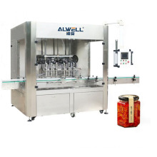 Soy Chili Sauce Bottle Bottling Filling Capping Filler Chiller Machine Chinese Liquid Filling Normal Pressure Filling 5ml-5000ml